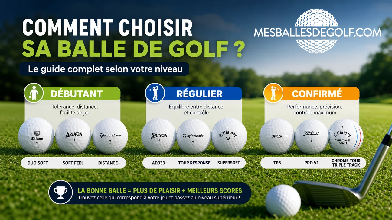 Choisir sa balle de golf avant un voyage golfique
